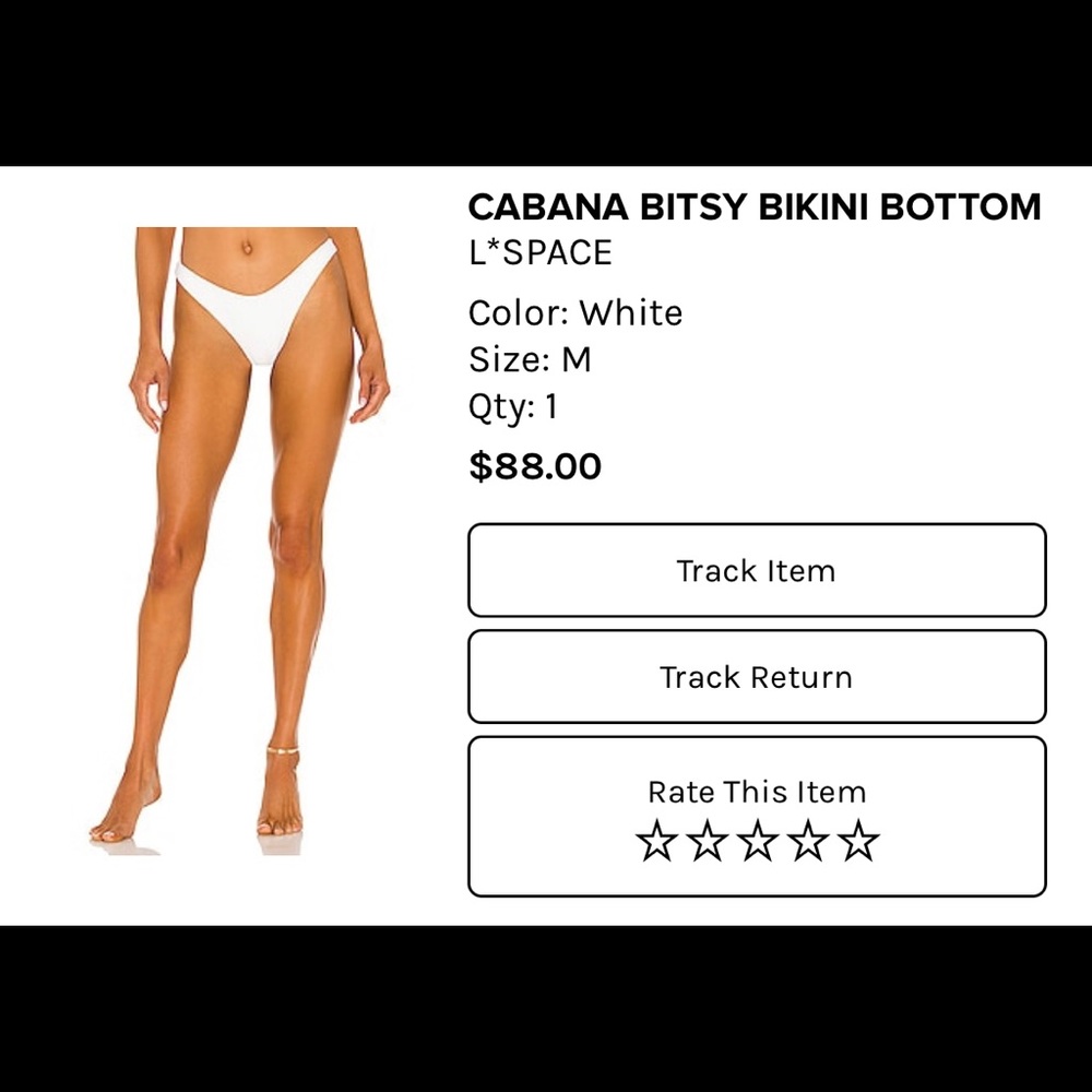 Lspace bikini bottom